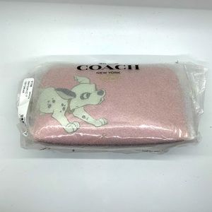 Coach Disney Dalmatian Cosmetic Case MINT CONDITION pink